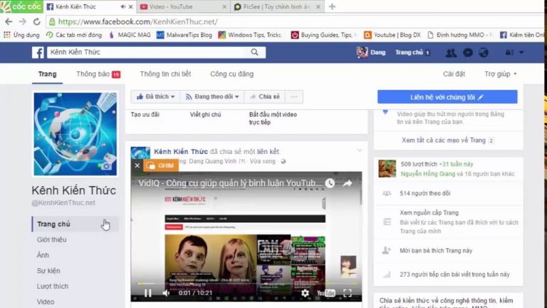 cách share link youtube với hình ảnh lớn trên facebook