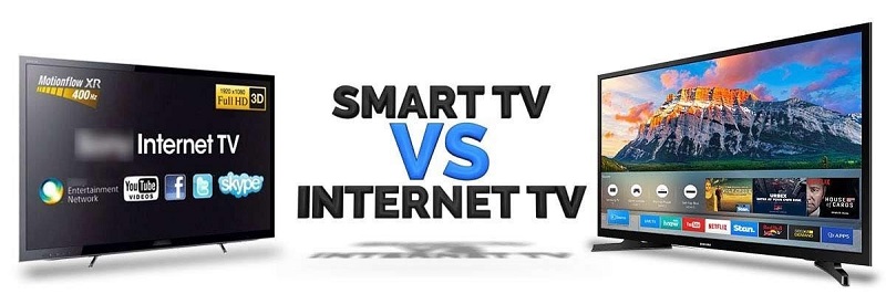 so sánh smart tv và internet tv
